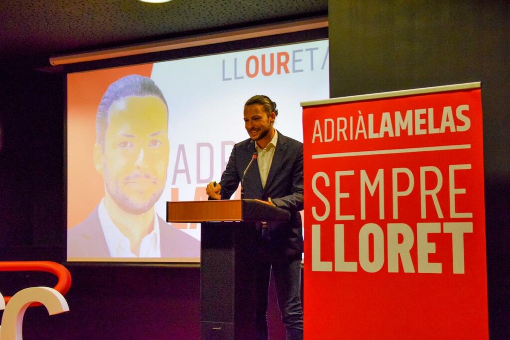 Adrià Lamelas, a la presentació d'aquest dijous