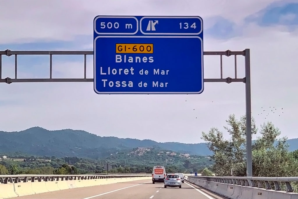 Autopista C-32, una de les vies d'accés a Lloret de Mar