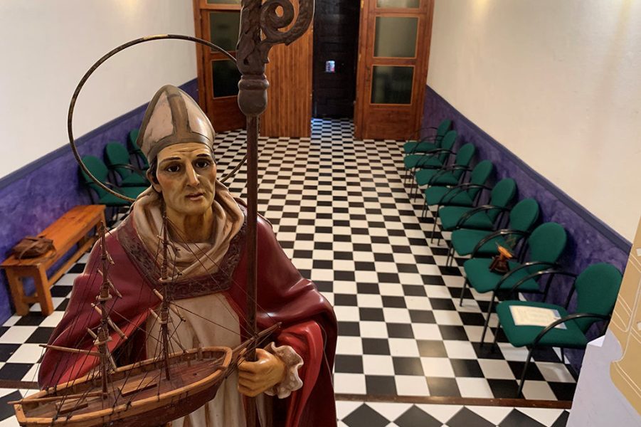 Imatge de Sant Elm, a la capella dels Sants Metges