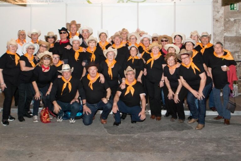Foto del grup de country del 2017 (Casal Municipal de la Gent Gran)