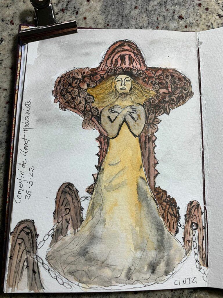 Sketch per Cinta Gelabert