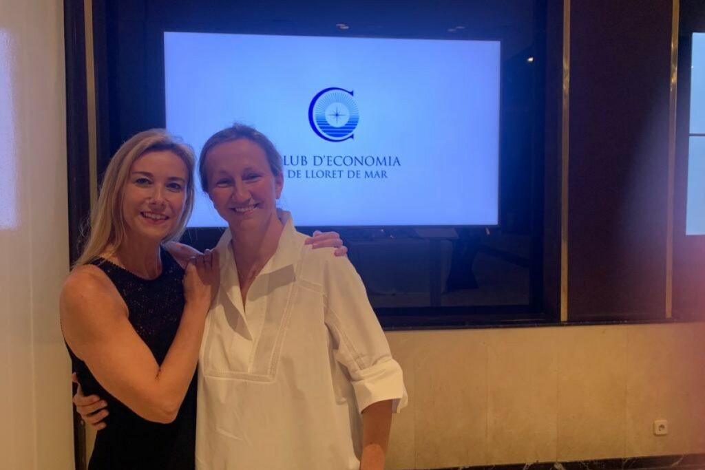 Anna Gener i Cristina Cabañas (Club d'Economia)