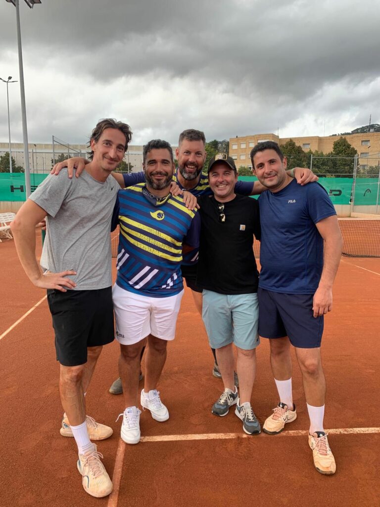 L'equip sènior +30 del Club Tennis Lloret