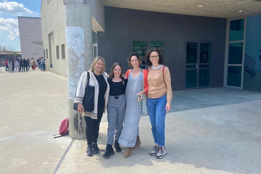 Clàudia Cuartero, guanyadora del concurs de lectura en veu alta