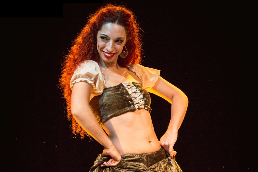 Cristina Catalán, professora de dansa oriental (L'Aurora)