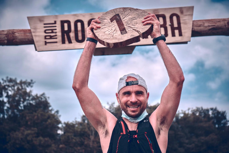 Daniel Cazalla, primer en la categoria 'Marató' (Trail Rocacorba)