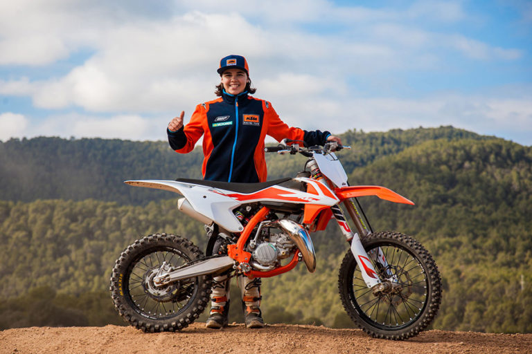 La lloretenca Daniela Guillén (Motorbike Magazine)