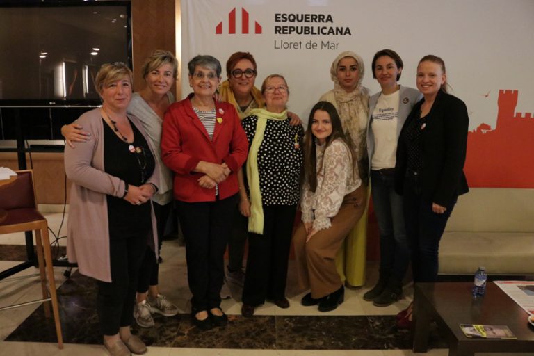 ERC reivindica el paper de la dona en la política en una trobada amb Anna Caula