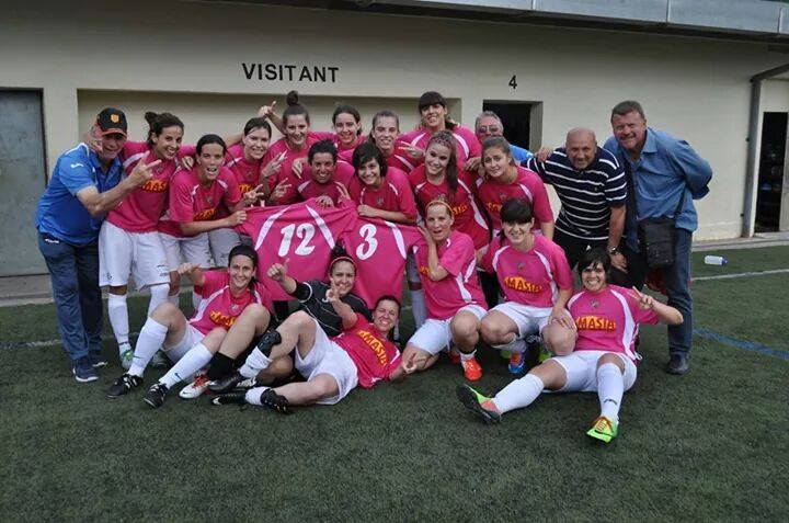 Les noies del Club Futbol Lloret pujen a Segona Divisió