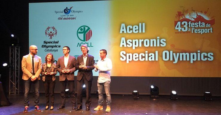 Els Special Olympics, Acell i Aspronis, premi Llevant i els voluntaris, el Forjador de l’Esport