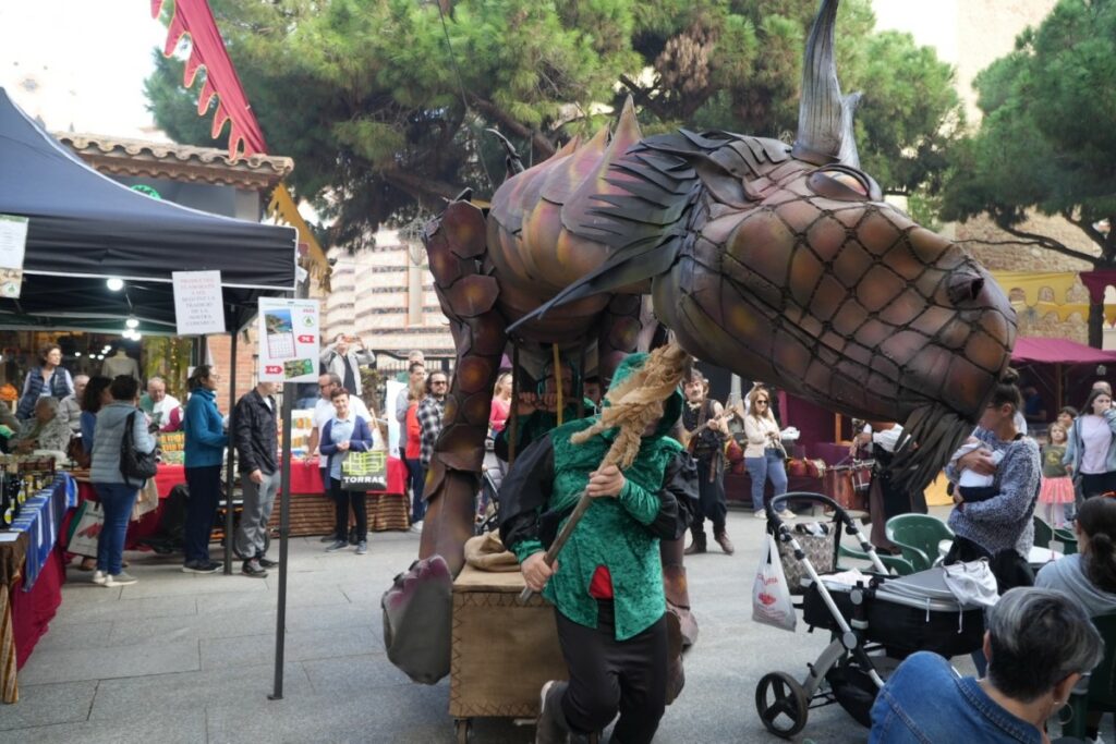 La Fira Medieval ha comptat, com sempre, amb molta afluència de públic