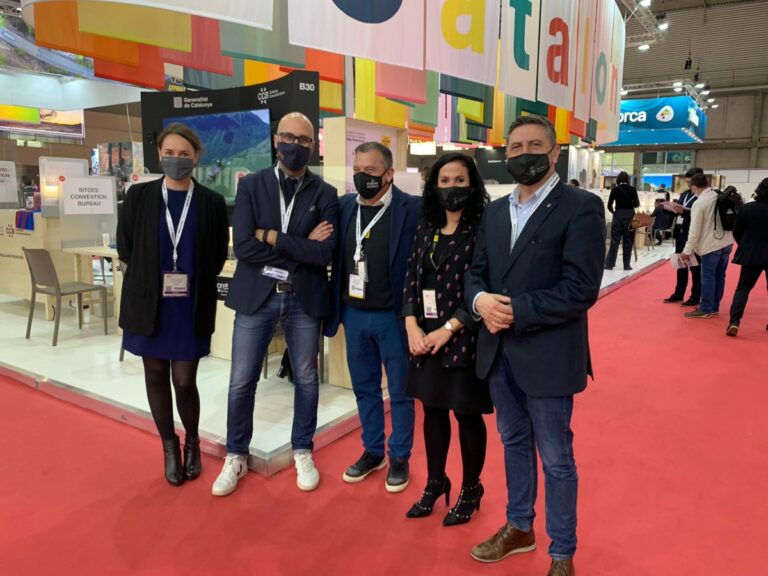 Representants de Lloret a la Fira IBTM 2021 (Lloret Turisme)