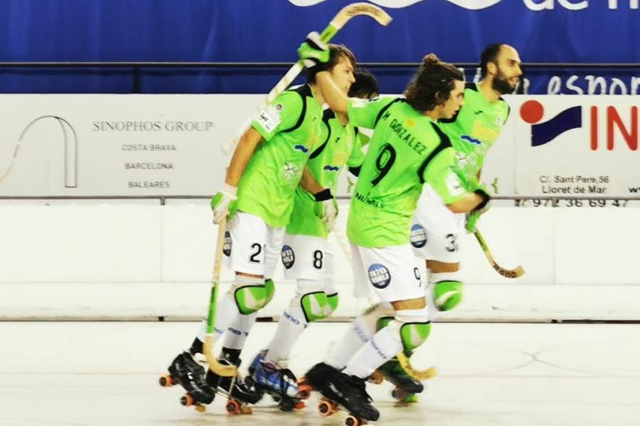 Els tres golejadors d'ahir (Club Hoquei Lloret)