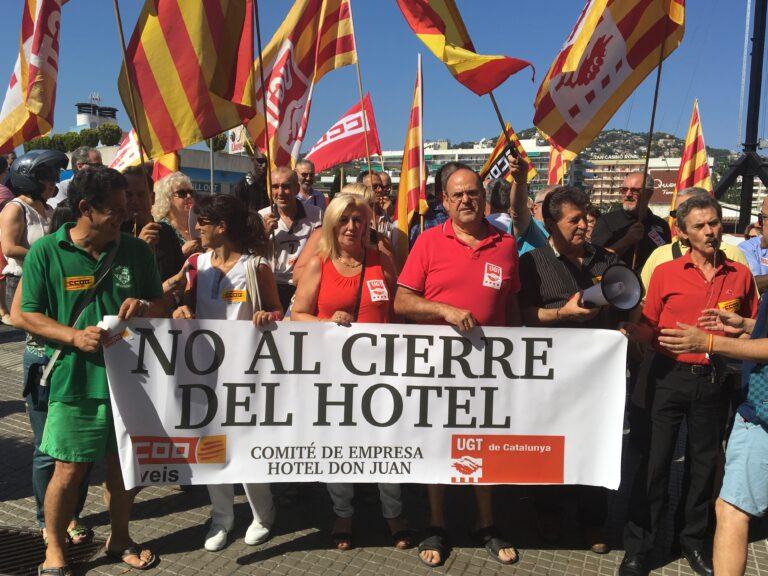 Desconvocades les aturades parcials, per a avui, a l’Hotel Don Juan de Lloret