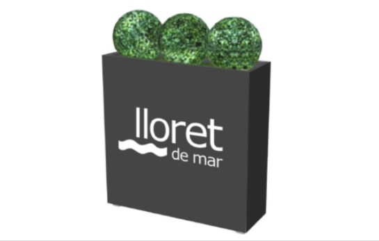 La jardinera del catàleg de l'ordenança de via pública