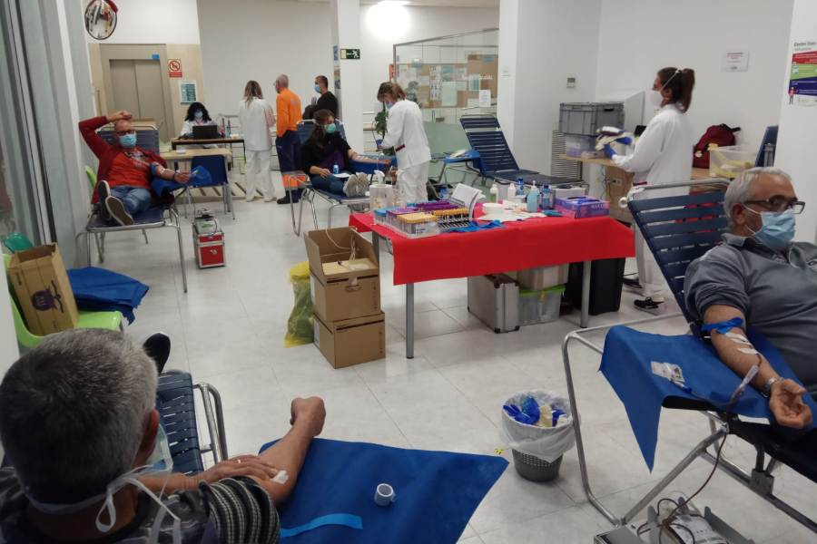 Jornada de donació de sang al centre civic del Rieral