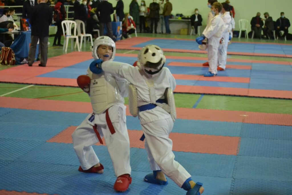 Un moment del Campionat de Catalunya infantil (Karate Do Lloret)