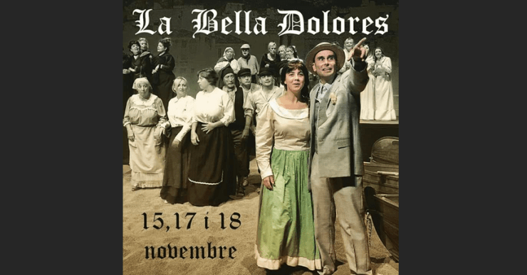 El centenar de persones que participen a La Bella Dolores ja estan a punt per l’estrena