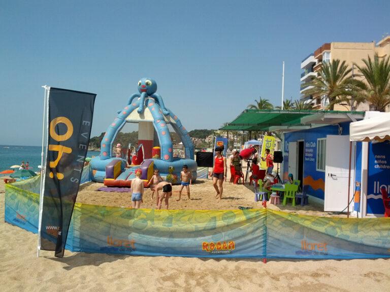 Ja funcionen totes les activitats per dinamitzar les platges de Lloret