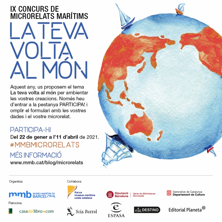 El cartell del concurs de microrelats (MMB)