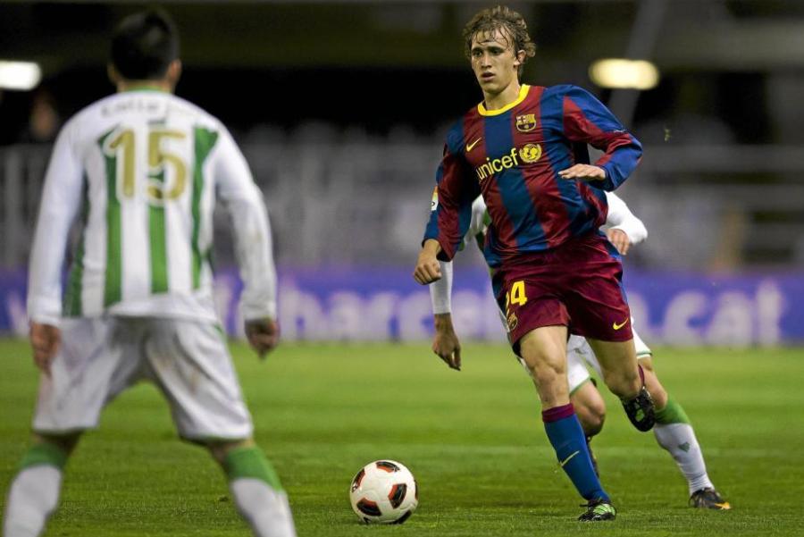 Marc Muniesa durant la seva etapa al Barça