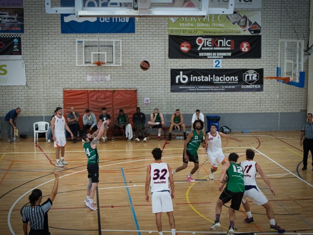 Partit Bàsquet Lloret contra el El Masnou Basquetbol