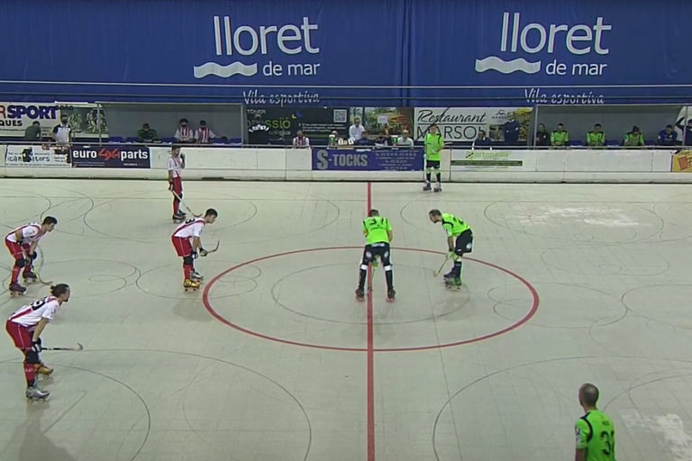 Partit del Club Hoquei Lloret contra el Vic