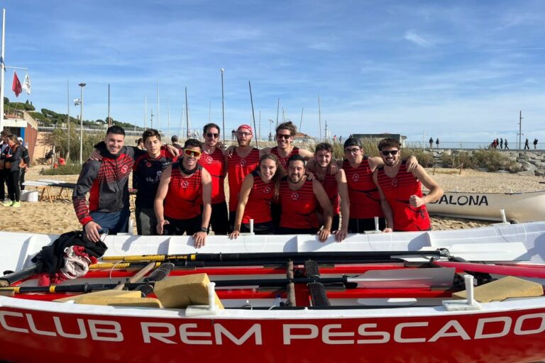 L'equip, a la regata d'aquest diumenge (Pescadors)