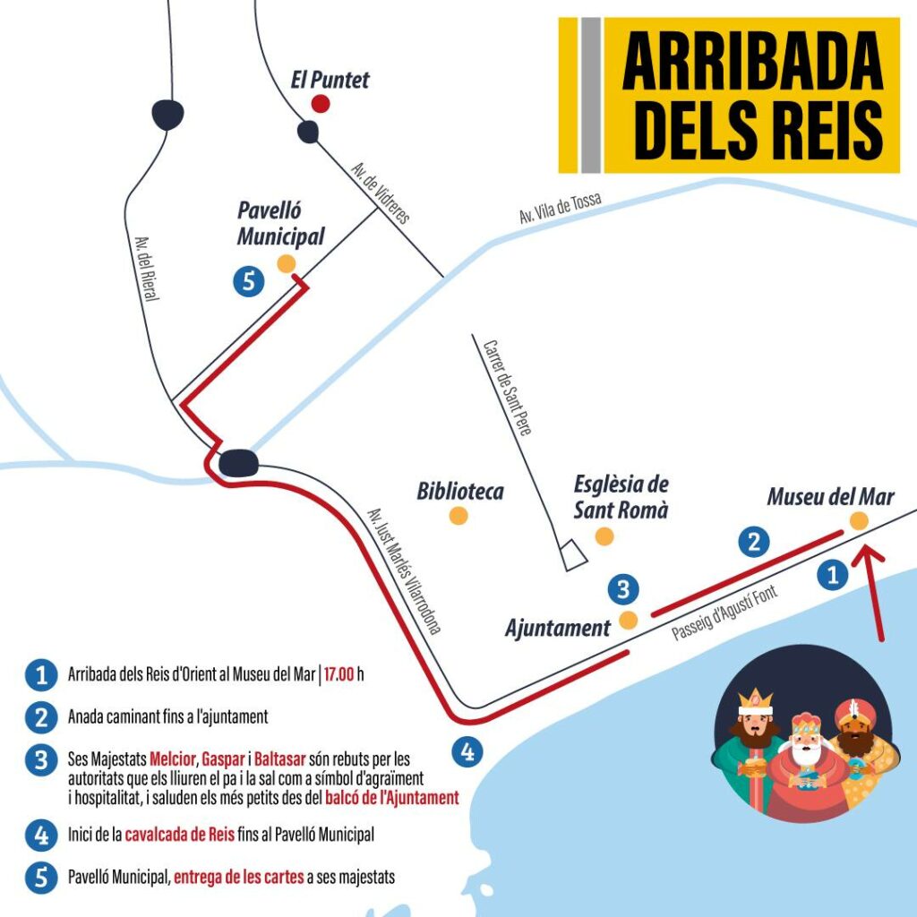 El trajecte que seguirà la cavalcada