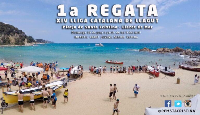 Aquest diumenge comença la Lliga Catalana de Llaguts a la platja de Santa Cristina