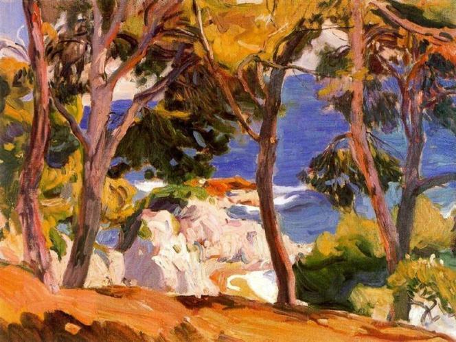 El quadre de Santa Cristina de Sorolla es pot veure al Caixafòrum de Barcelona