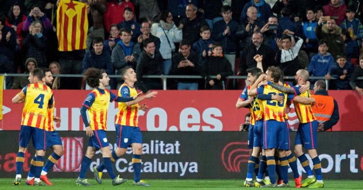 La Selecció Catalana, amb Marc Muniesa, guanya 2-1 a Veneçuela en l’amistós a Montilivi