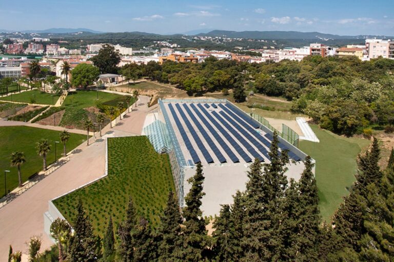 Teatre de Lloret imatge aeria
