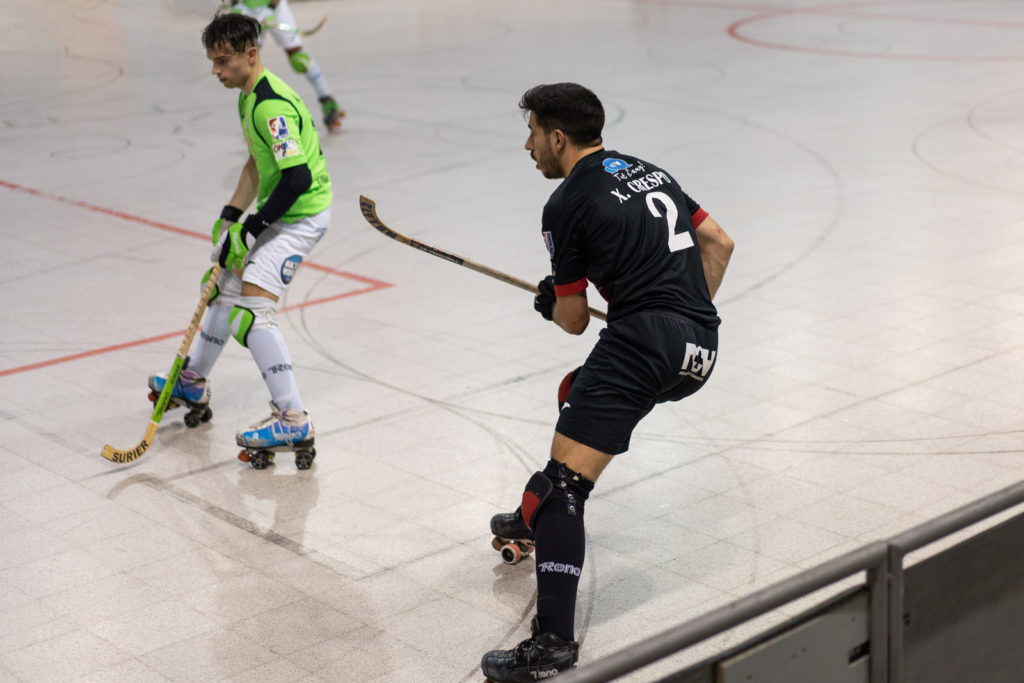 El lloretenc Xavi Crespo amb la samarreta del Vendrell