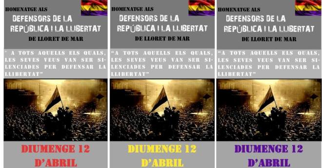 ICV – EUiA retrà homenatge als republicans que van lluitar per Lloret