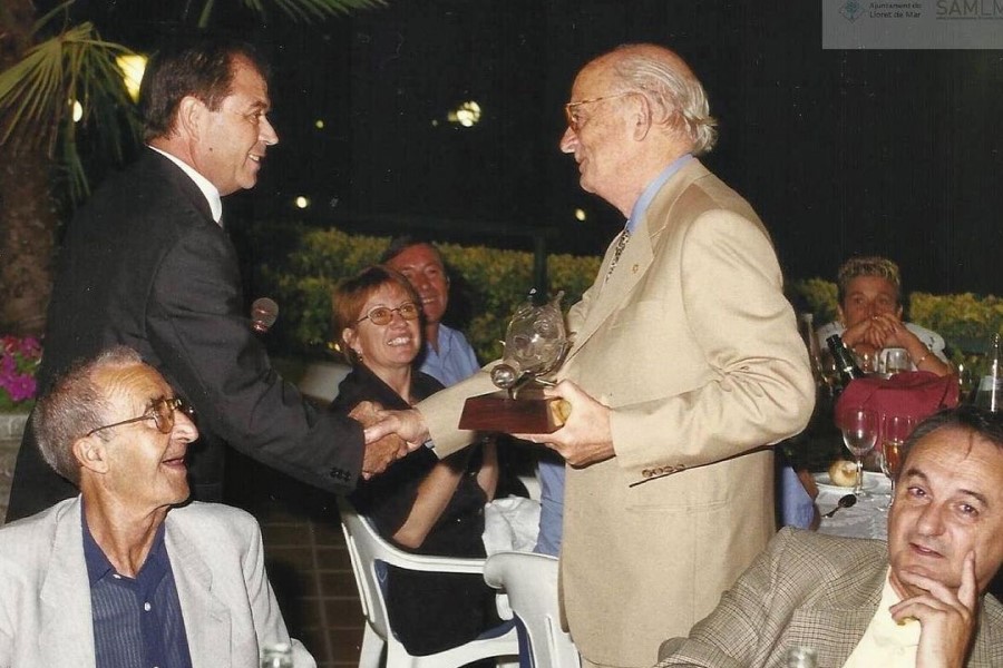 Agustí Vilà i Galí amb Jordi Soliguer