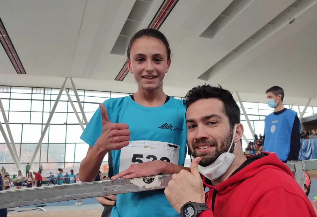 Alexia Carrasco, del club d'atletisme Lloret-La Selva