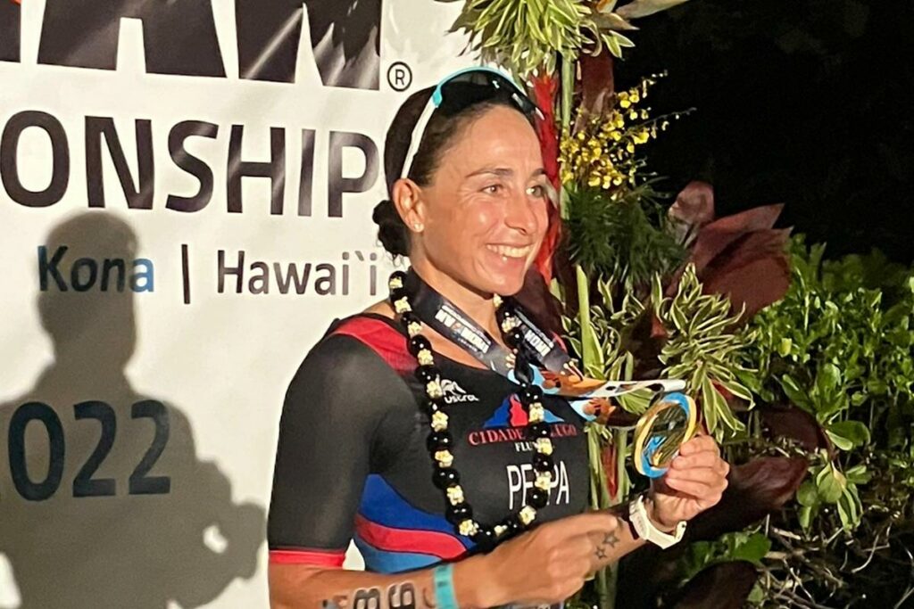 alfonsina peppa al mundial Ironman de Hawaii