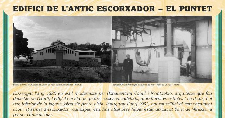 El regidor de Joventut està molt content del faristol col·locat davant del Puntet