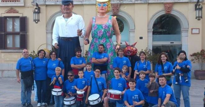 Trobada gegantera de Festa Major, amb colles d’arreu