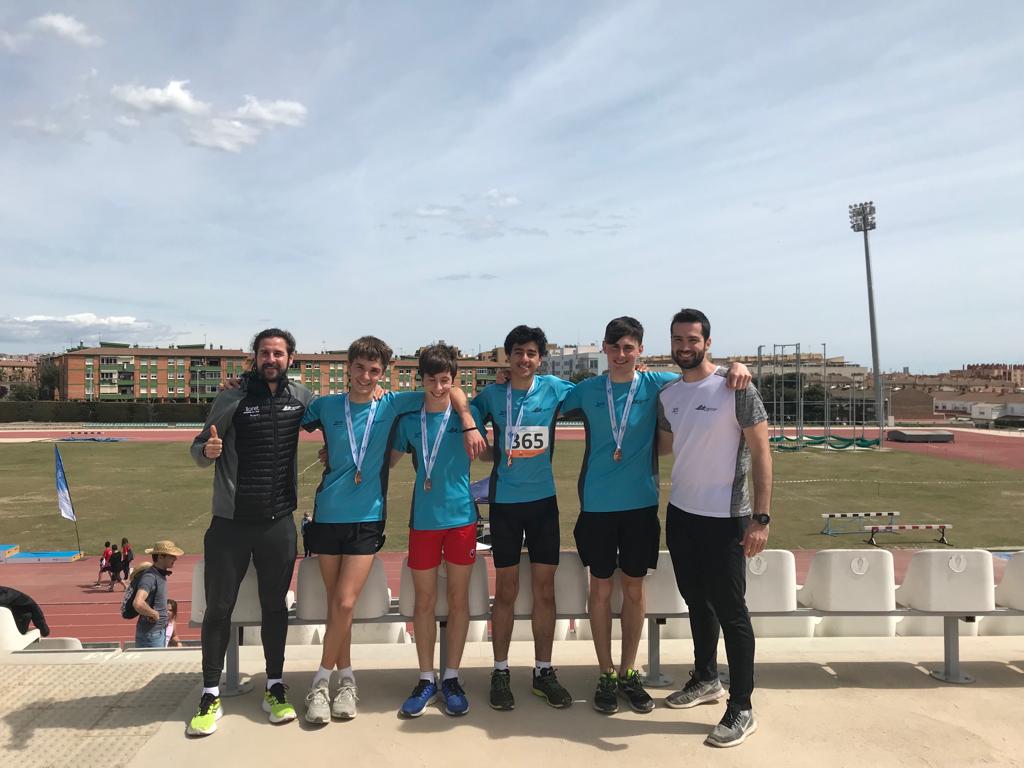 El sub16 masculí, tercer de Catalunya (Club Atletisme Lloret - La Selva)