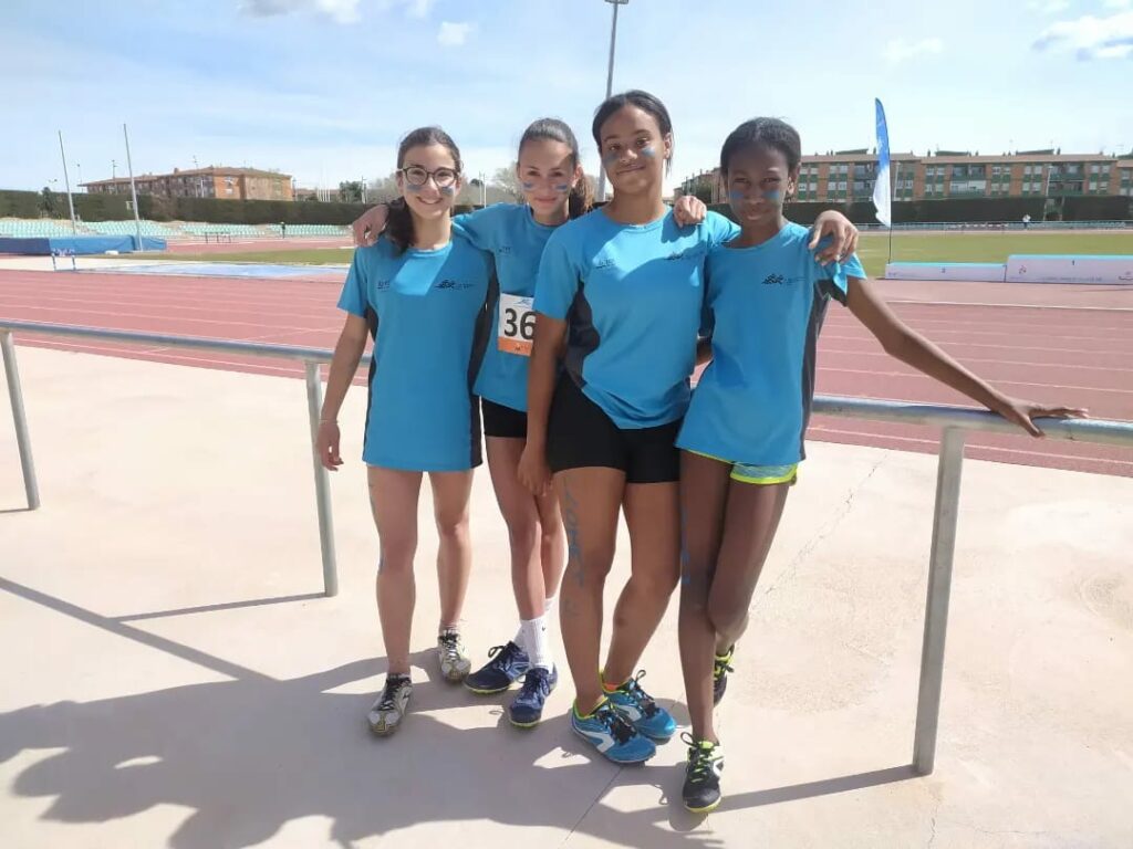 El sub-14 femení, 12es de Catalunya (Club Atletisme Lloret - La Selva)