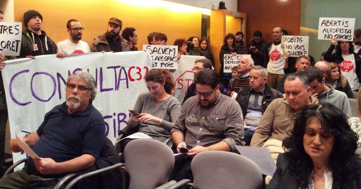 Contraris i partidaris de la C-32 van generar molta tensió al ple d’aquest dilluns