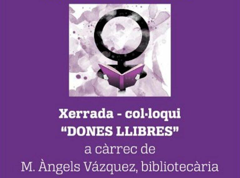 L’Aurora se suma a Sant Jordi amb la xerrada ‘Dones llibres’, d’aquest dijous