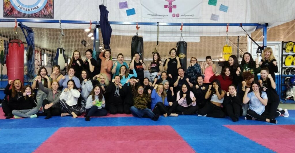 Les participants al curs (Autodefensa Marga)