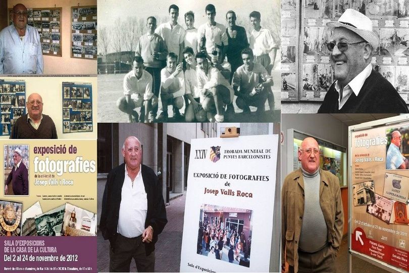 Josep Valls, muntatge del grup Recordant Lloret