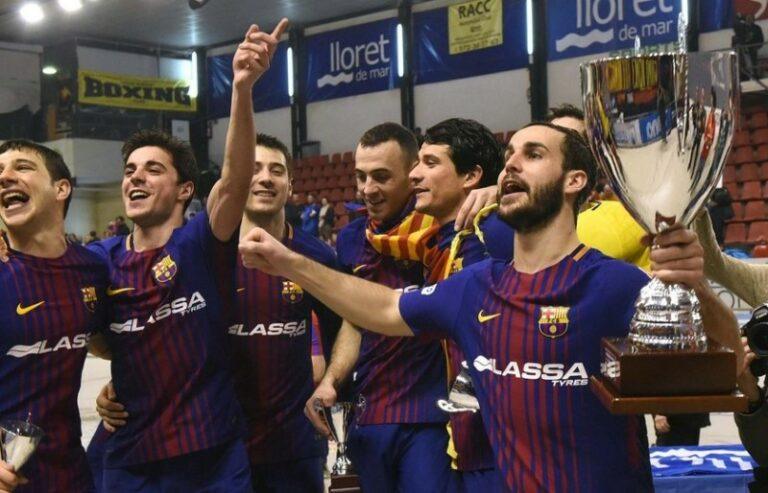 El Barça es proclama campió de la Copa del Rei d’hoquei patins, disputada a Lloret