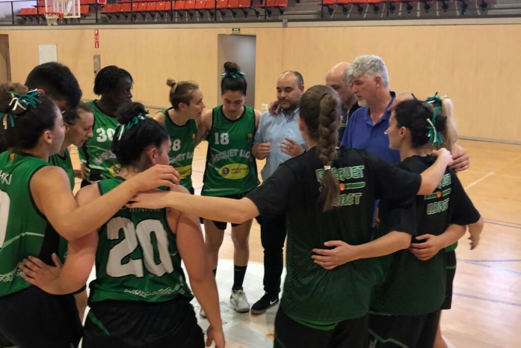 L'equip, al partit d'aquest cap de setmana (Bàsquet Lloret)
