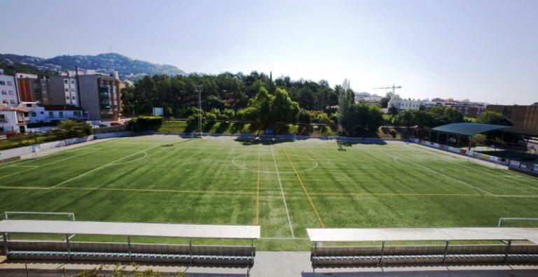 Acabades les obres de remodelació del camp de futbol del Molí