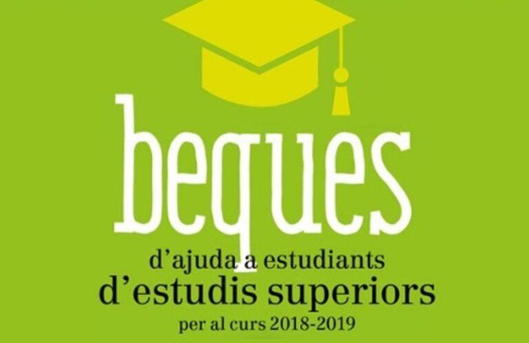 Obert el termini a Lloret de Mar per demanar beques per a estudis superiors